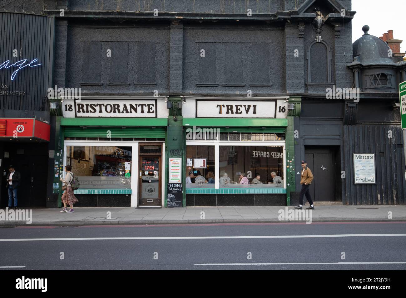 Trevi Restaurant, Highbury Corner Islington, London, England, United Kingdom Stock Photo