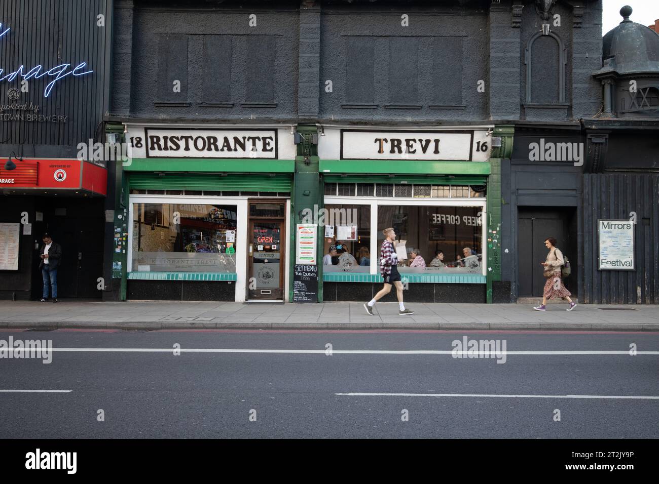 Trevi Restaurant, Highbury Corner Islington, London, England, United Kingdom Stock Photo