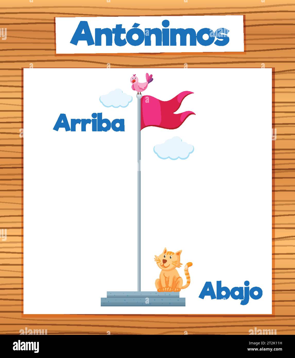 Learn the meaning of down and up in Spanish with this educational