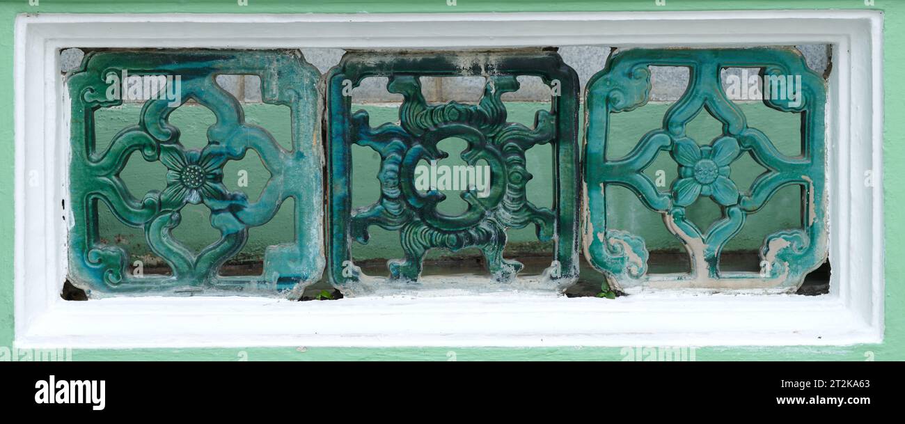 Ancient chinese jade tiles. Nanyang nyonya tiles. Chinese style