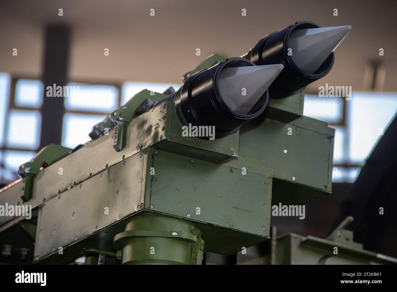 Surface to air missile launcher Stock Photo - Alamy