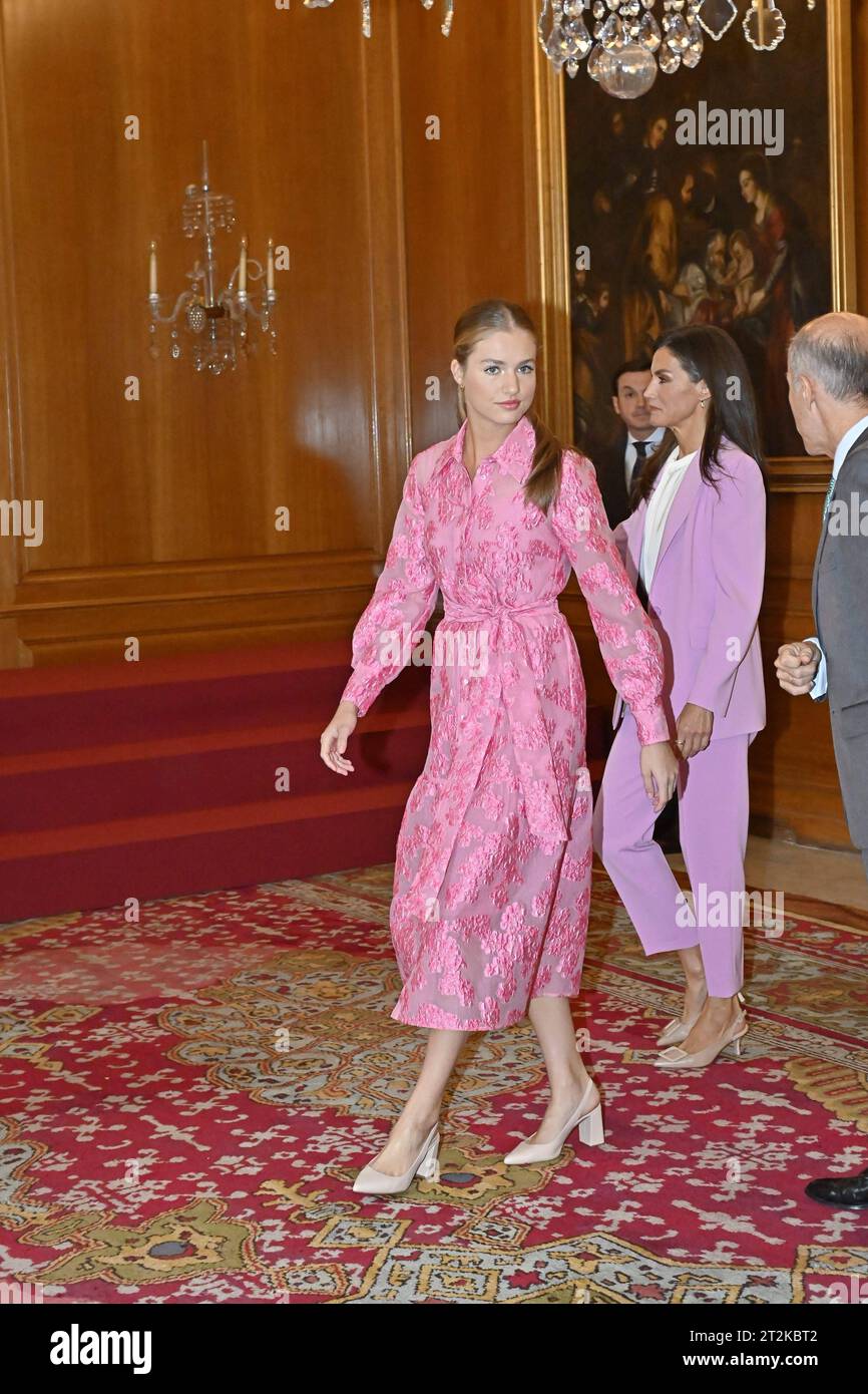 Oviedo, Spain. 20th Oct, 2023. Spanish Queen Letizia, Princess of