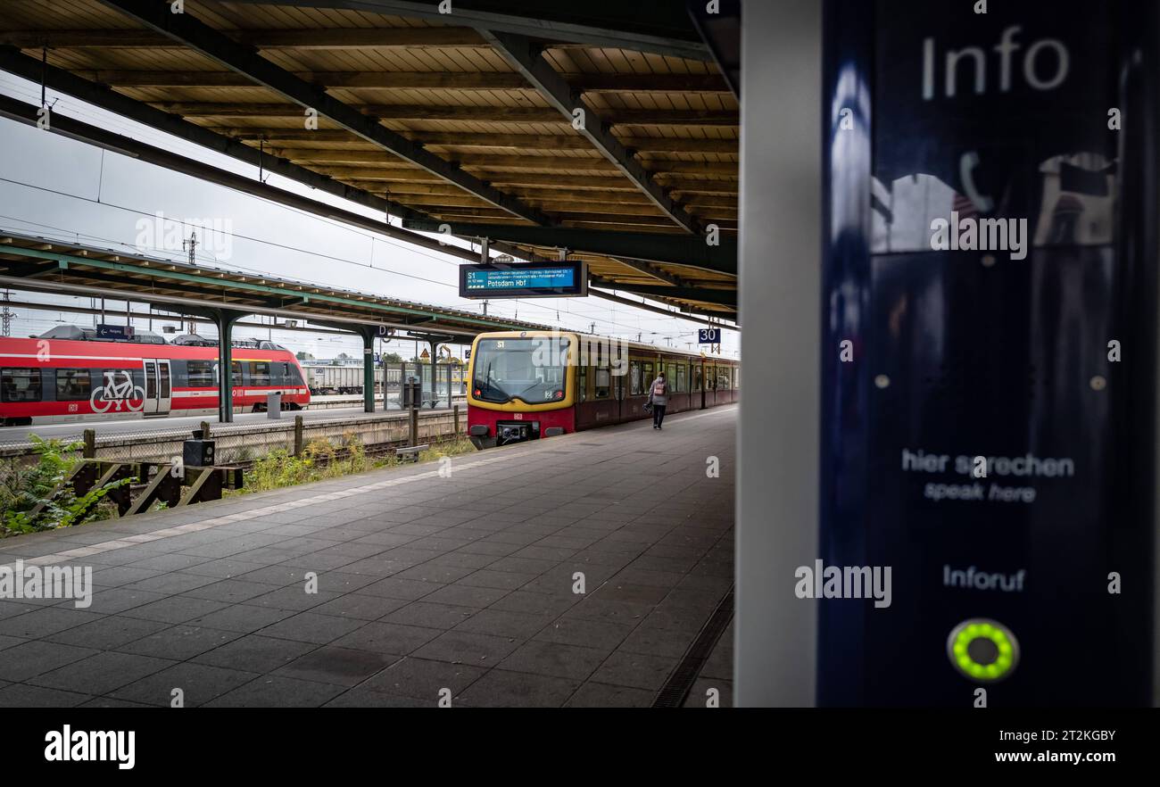 Oranienburg im Bundesland Brandenburg Bahnhof Oranienburg 20.10.2023