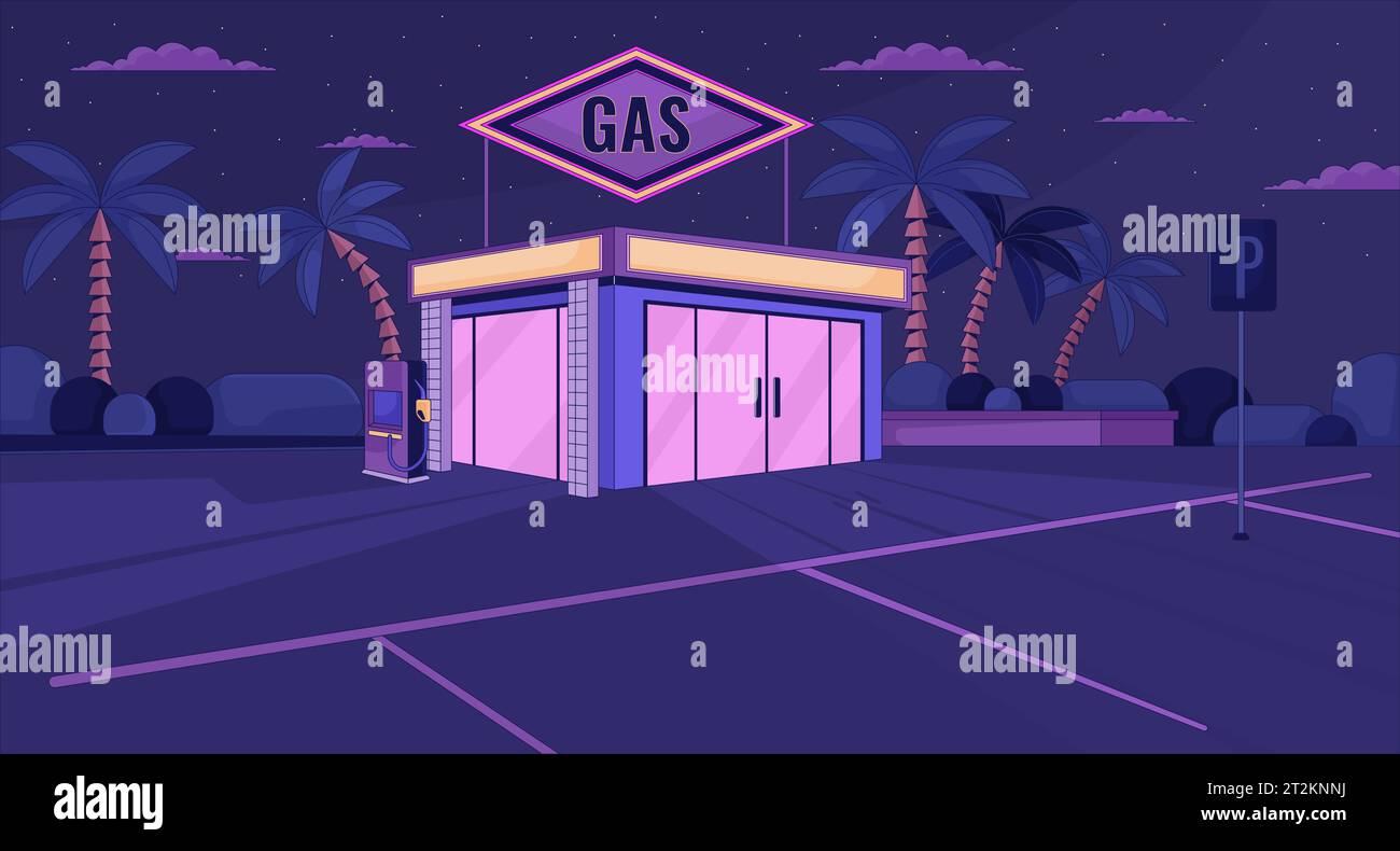 empty-parking-lot-abandoned-stock-vector-images-alamy