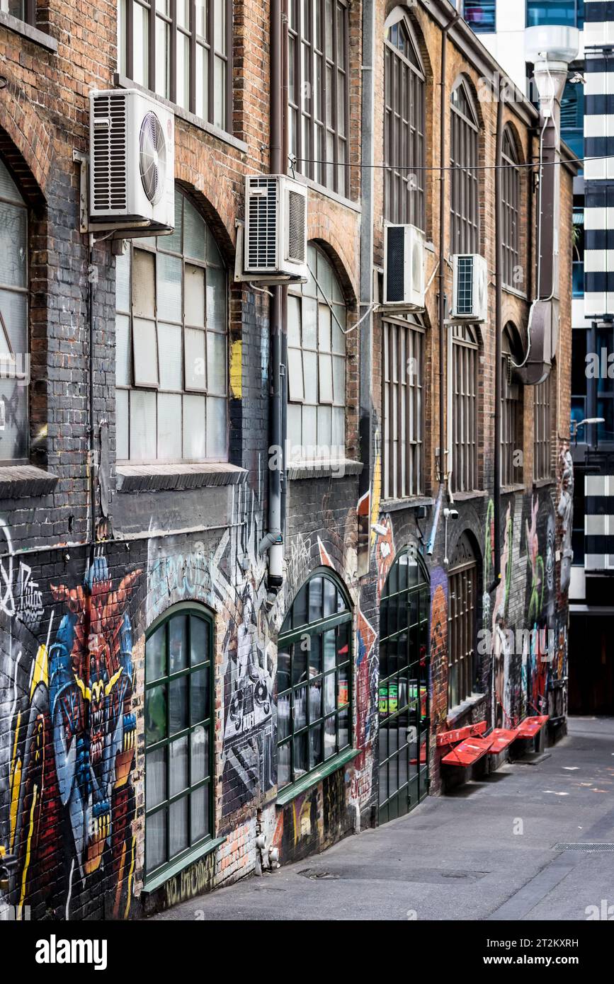 AC/DC Lane Detail in Melbourne Australia Stock Photo - Alamy