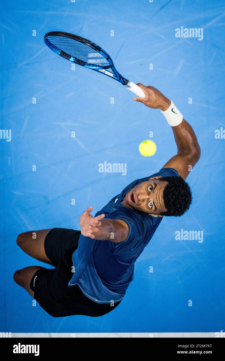 Antwerp, Belgium. 20th Oct, 2023. French Giovanni Mpetshi Perricard