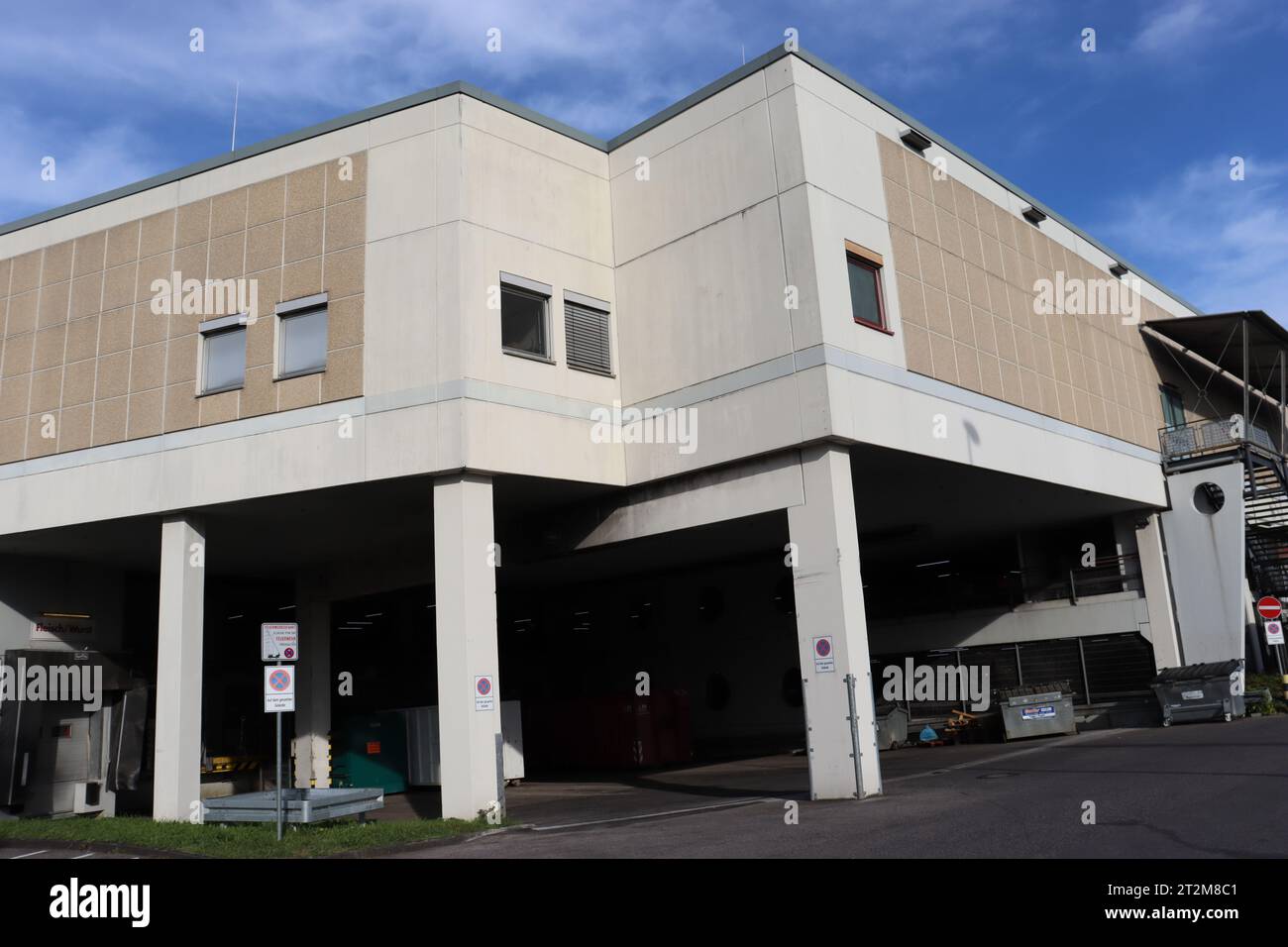 Gebäude Rückansicht Stock Photo