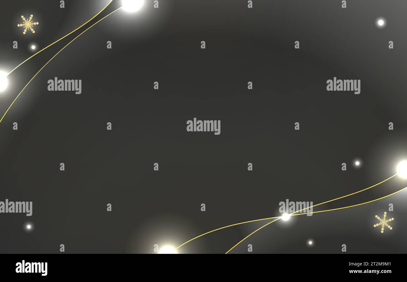 Glowing gold lines and black abstract background with Black Friday text ...