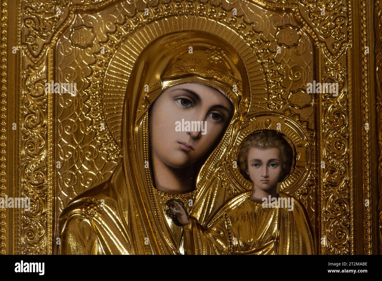 Hand painted iconostasis hi-res stock photography and images - Alamy