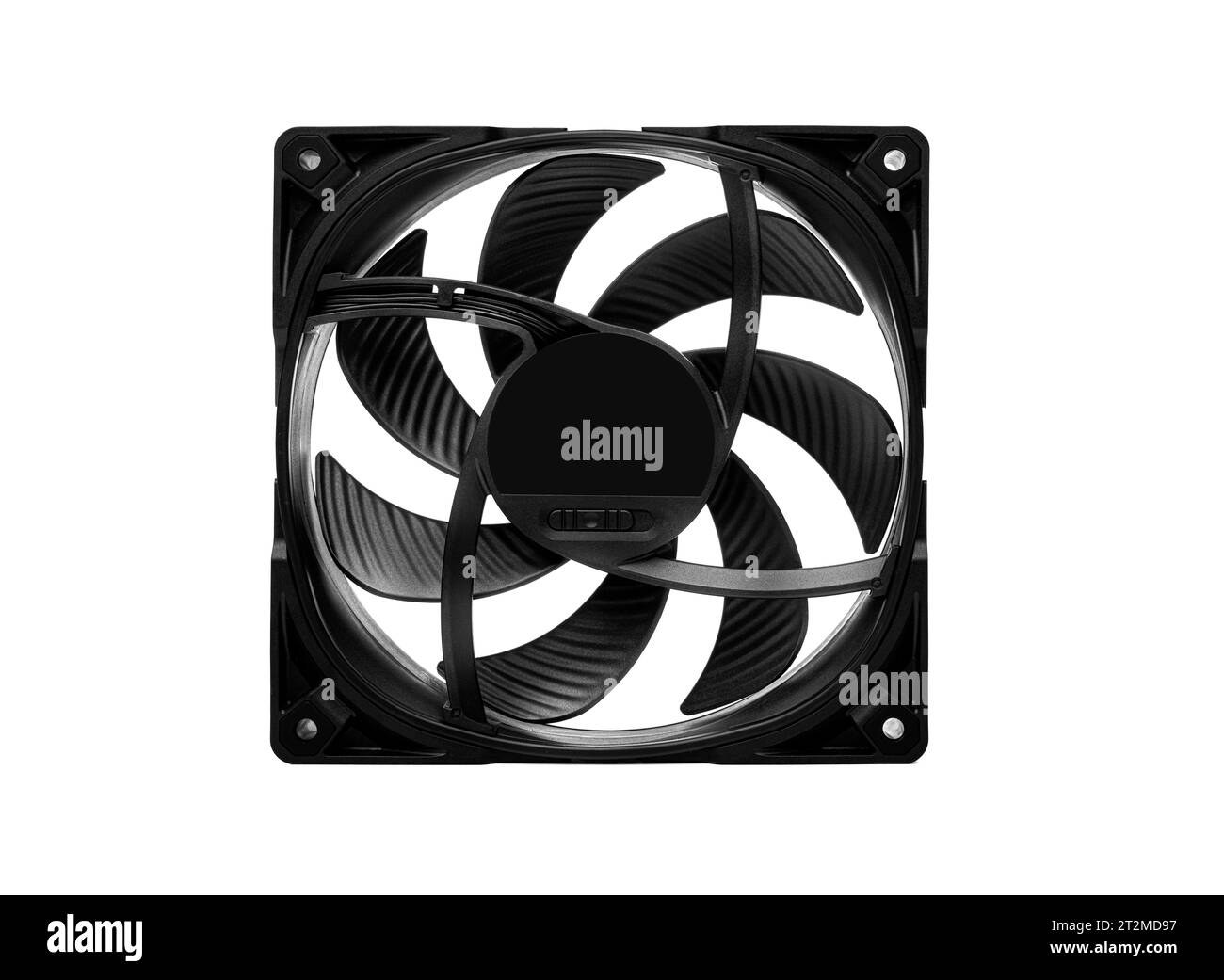 Computer fan cooler isolated on white background Stock Photo Alamy