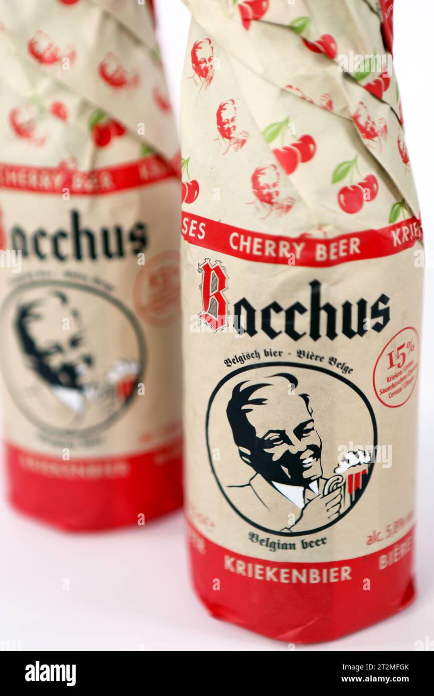 Bacchus Cherry Beer Stock Photo
