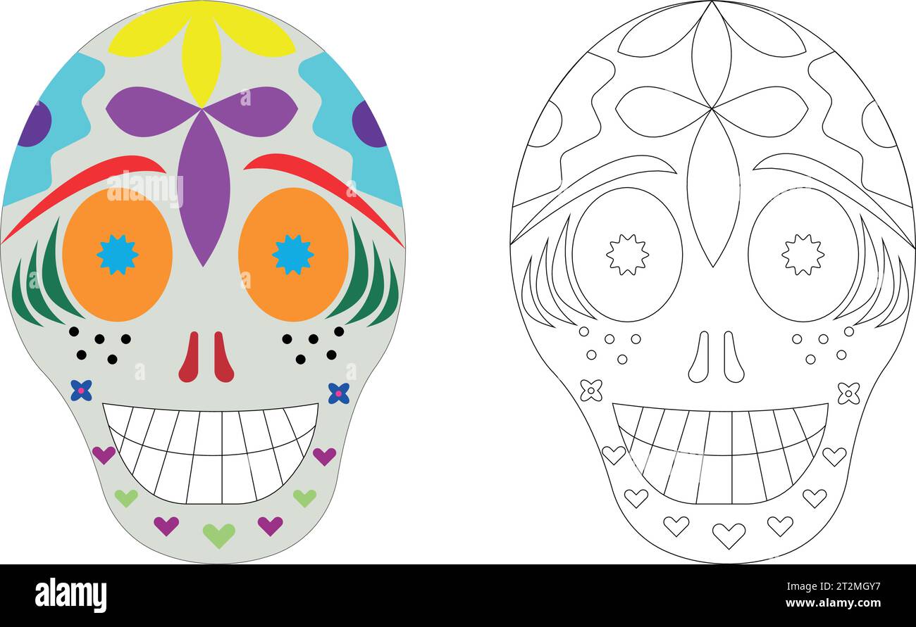 Dia Los Muertos, Day of the Dead or Mexican Halloween. Decorations with