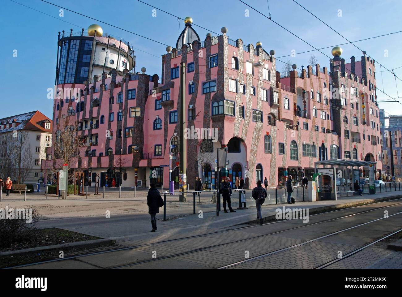 16.03.2013 Hundertwasserhaus/ Magdeburg Deutschland/ Sachsen Anhalt