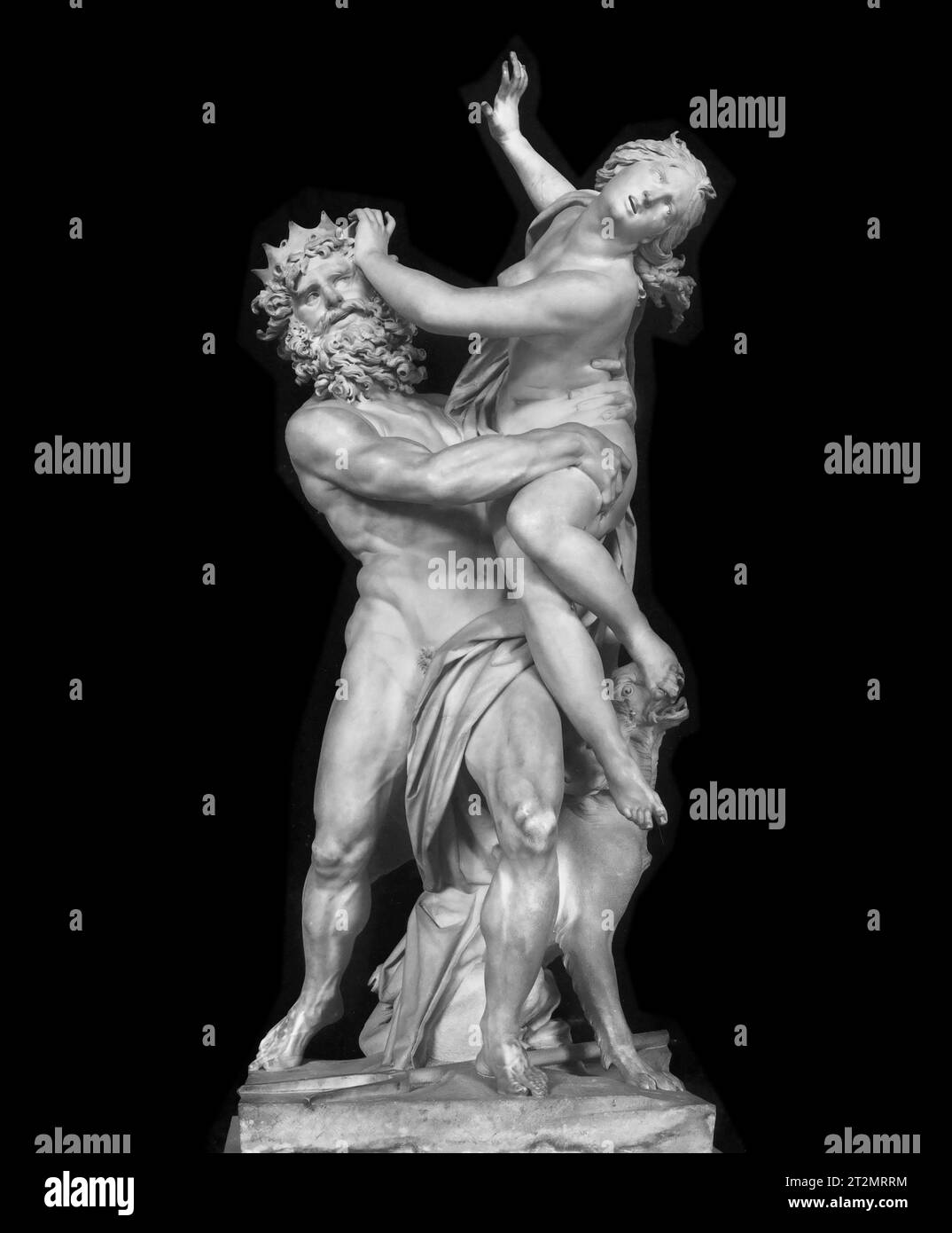 Bernini, Proserpina. The Rape of Proserpina by Gian Lorenzo Bernini (1598-1680), carrera marble, c. 1621/2 Stock Photo
