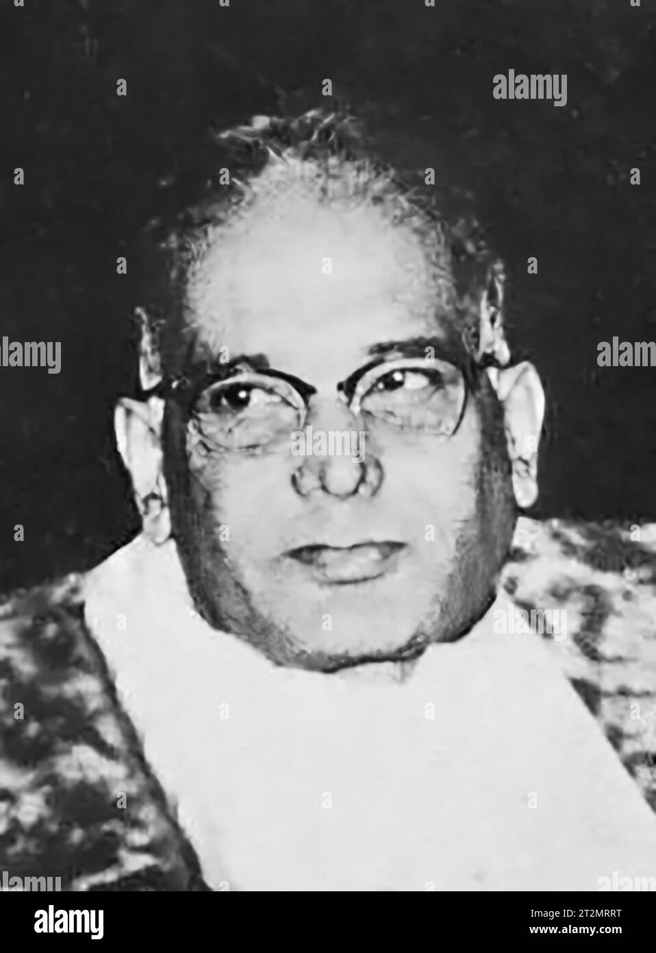 Jayaprakash Narayan. Portrait of the Indian independence activist and political leader, Jayaprakash Narayan (1902-1979) Stock Photo