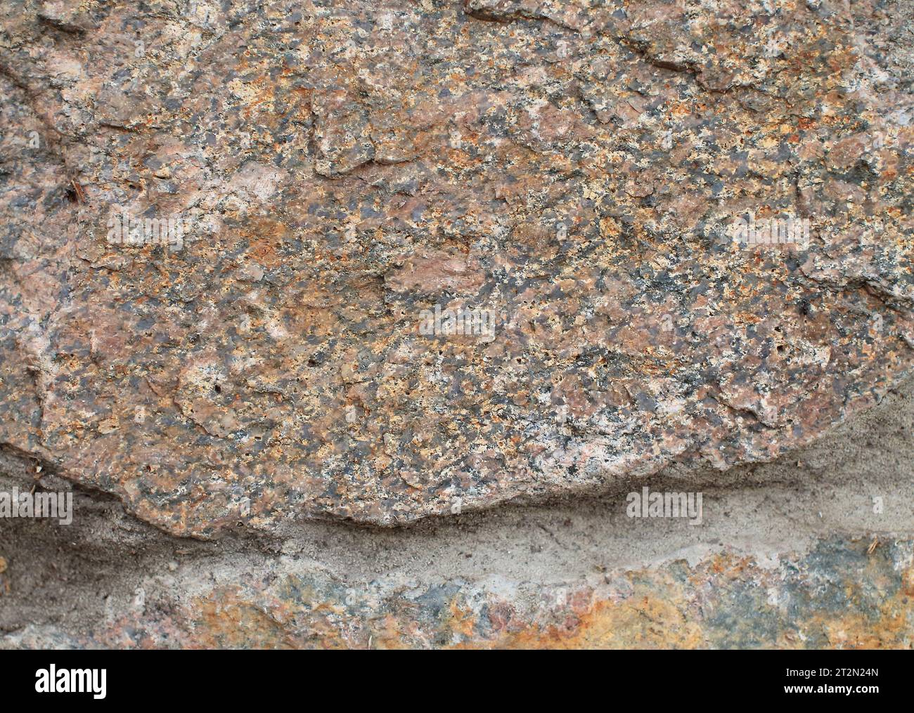 Abstract natural rock stone granite grunge rusty metal texture design background. natural color stone material granite design wallpaper. Stock Photo