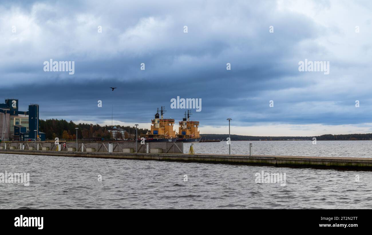 Landscape in luleå sweden Stock Photo - Alamy