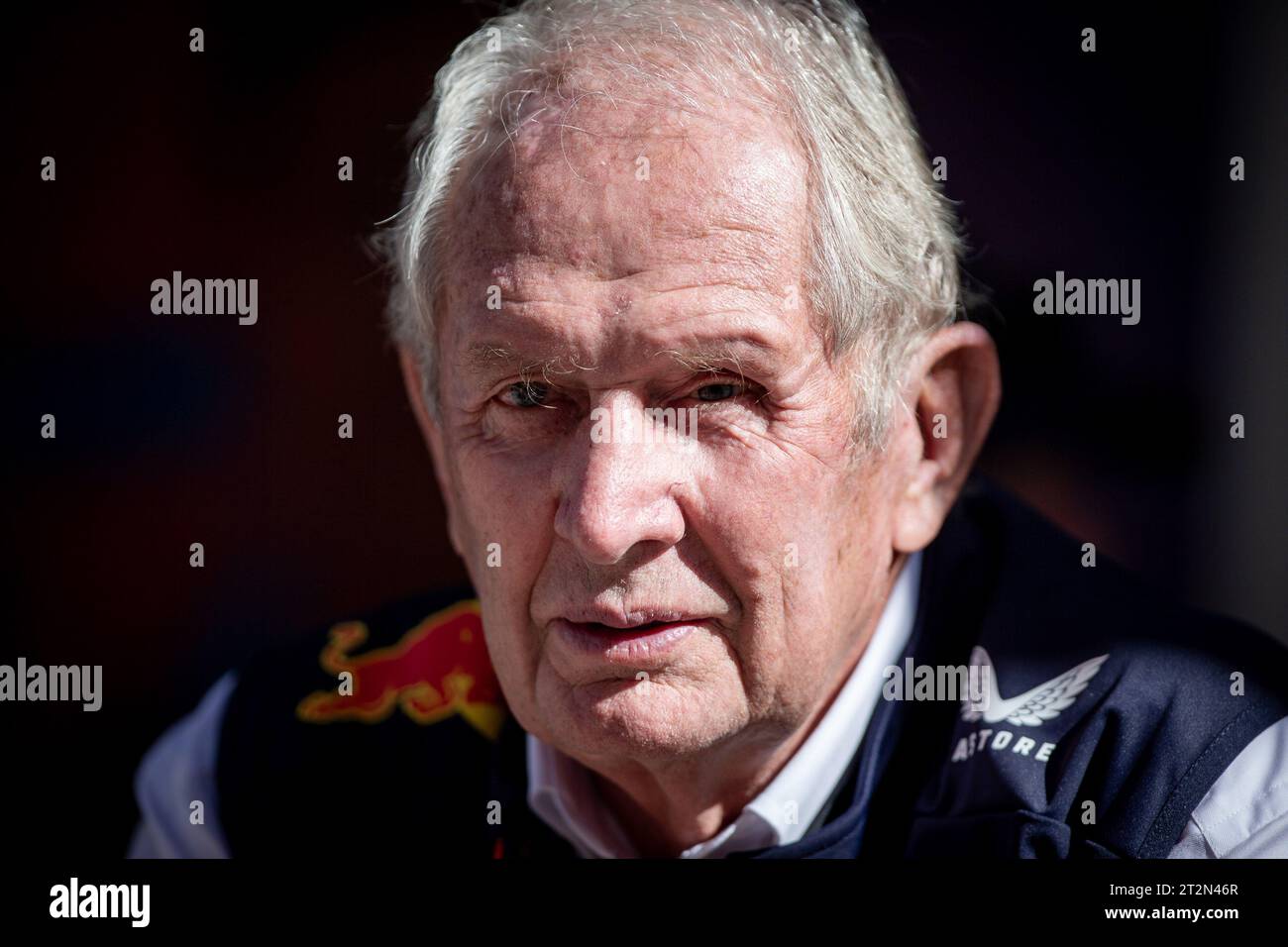 Austin, Texas, USA. 20th Oct, 2023. Helmut Marko (AUT) Oracle Red Bull Racing consultant.during FORMULA 1 LENOVO UNITED STATES GRAND PRIX 2023 - Oct19 to Oct22 2023 Circuit of Americas, Austin, Texas, USA (Credit Image: © Alessio De Marco/ZUMA Press Wire) EDITORIAL USAGE ONLY! Not for Commercial USAGE! Stock Photo