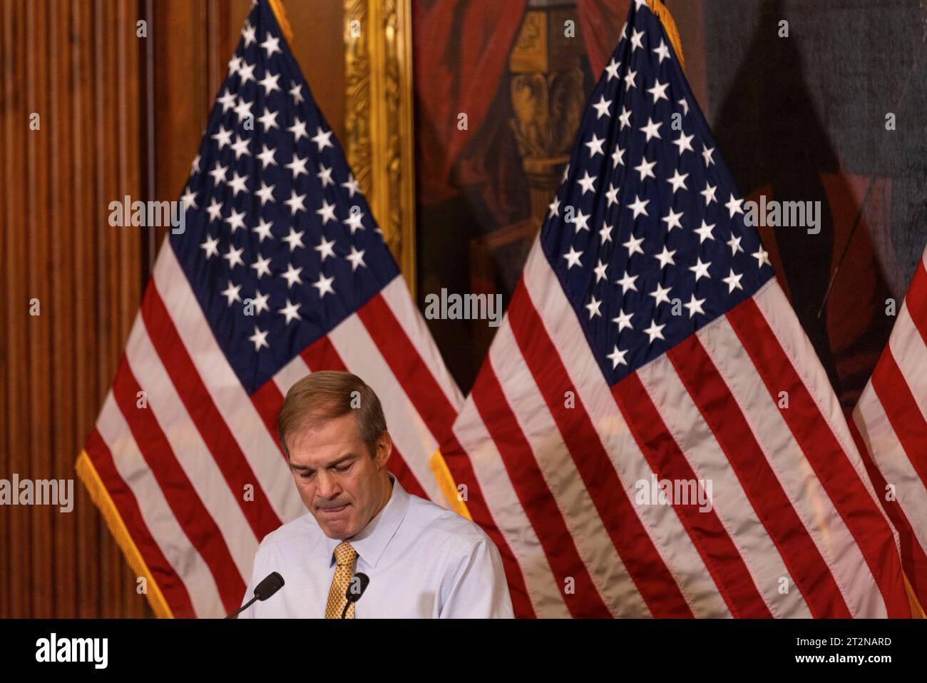 Washington, USA. 20th Oct, 2023. U.S. Rightwing Republican Jim Jordan