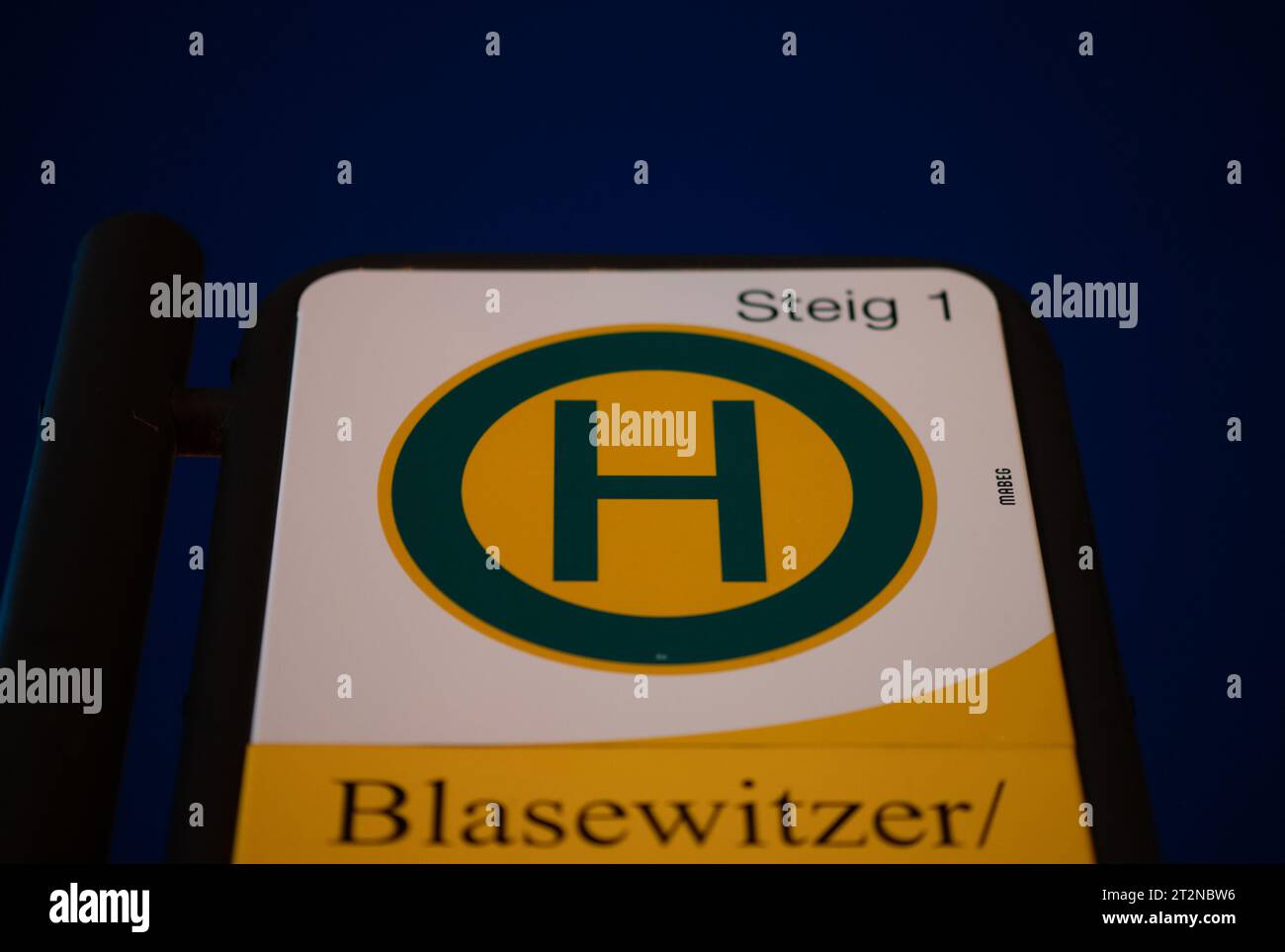 Dresden, Germany. 19th Oct, 2023. A stop sign of the Dresdner