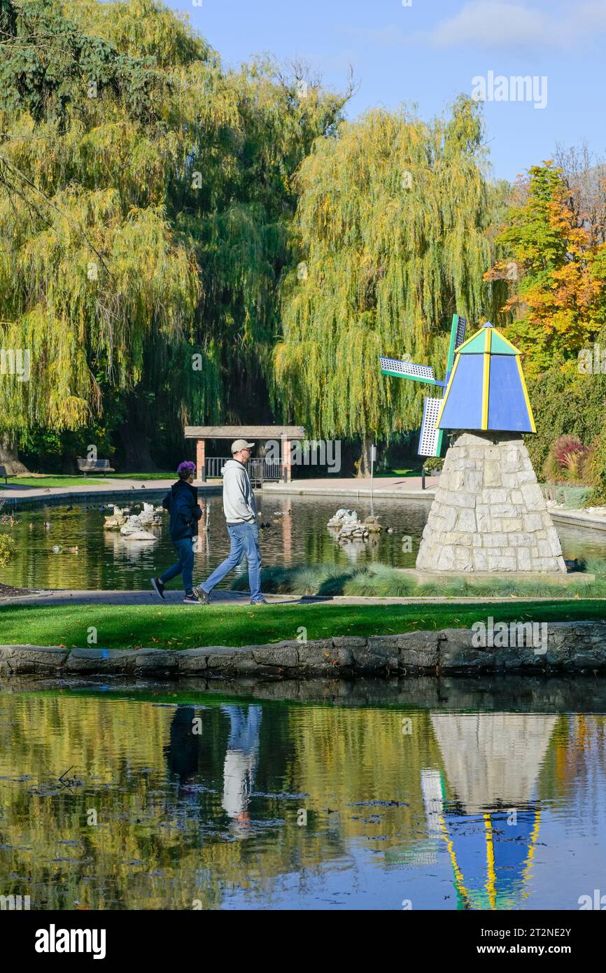 Ponds, Poulson Park, Vernon, Okanagan, British Columbia, Canada Stock Photo