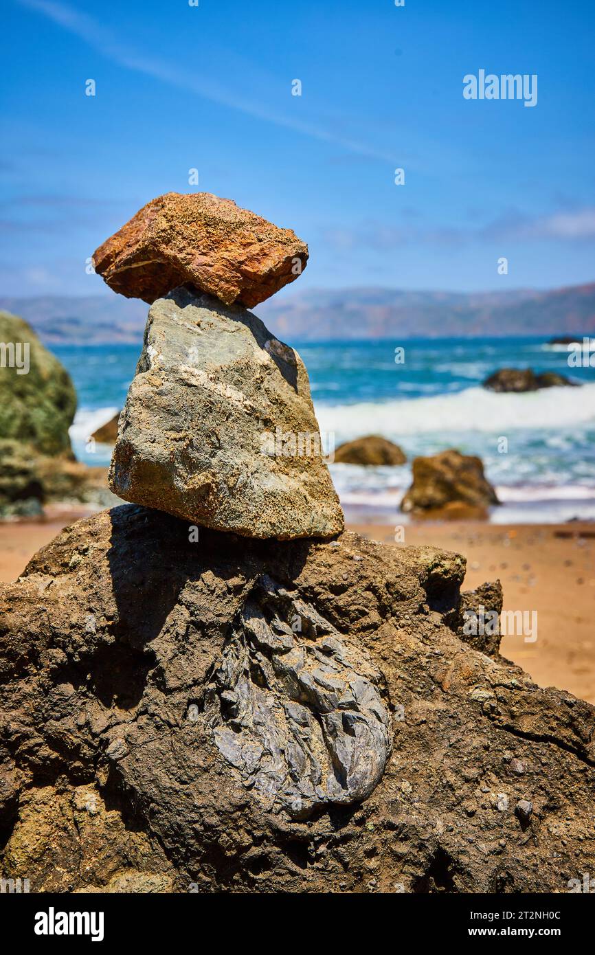 Rocks stacked on top of each other hi-res stock photography and images ...