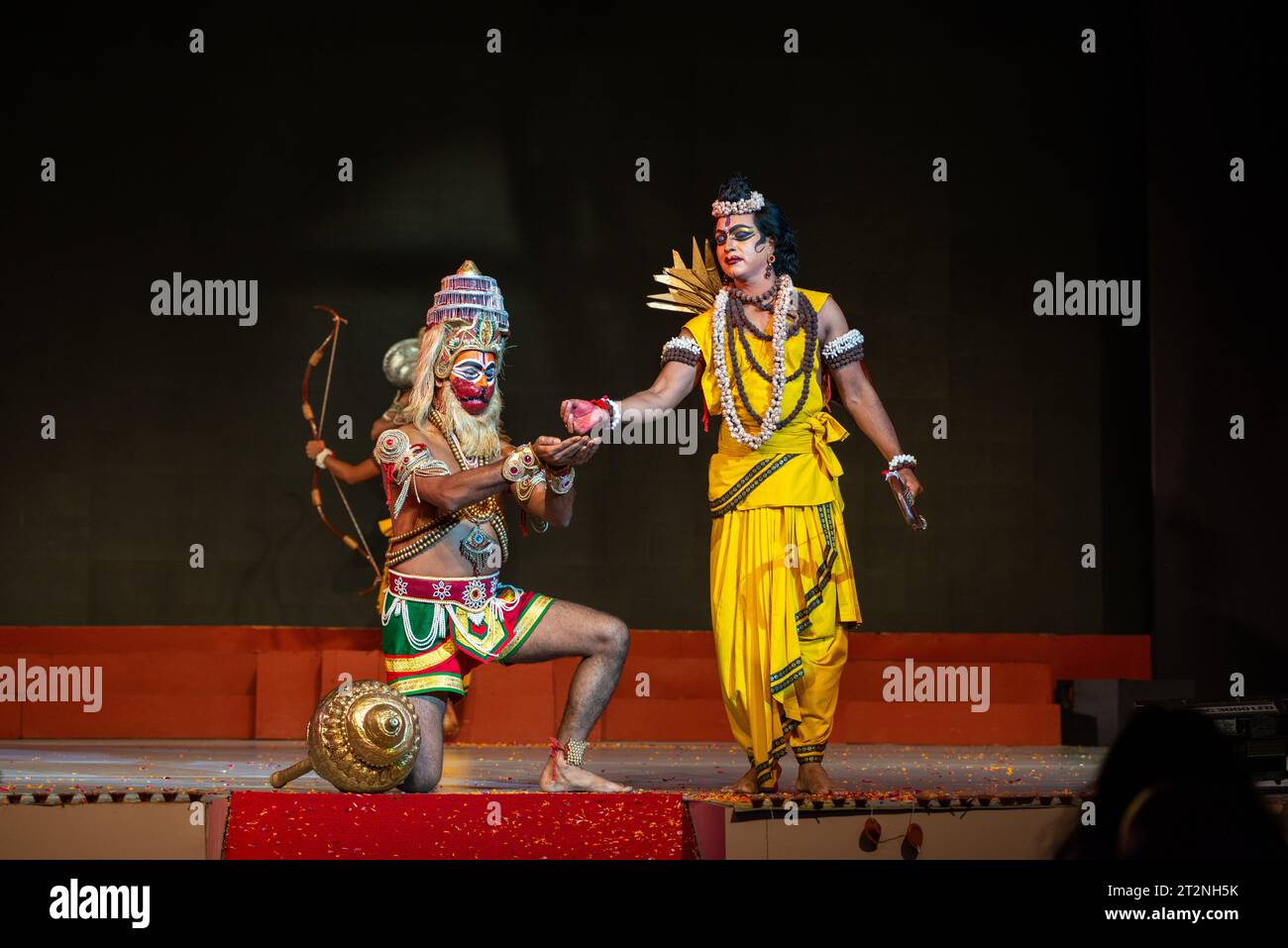 New Delhi, India. 19th Oct, 2023. The conversation between Lord Rama ...