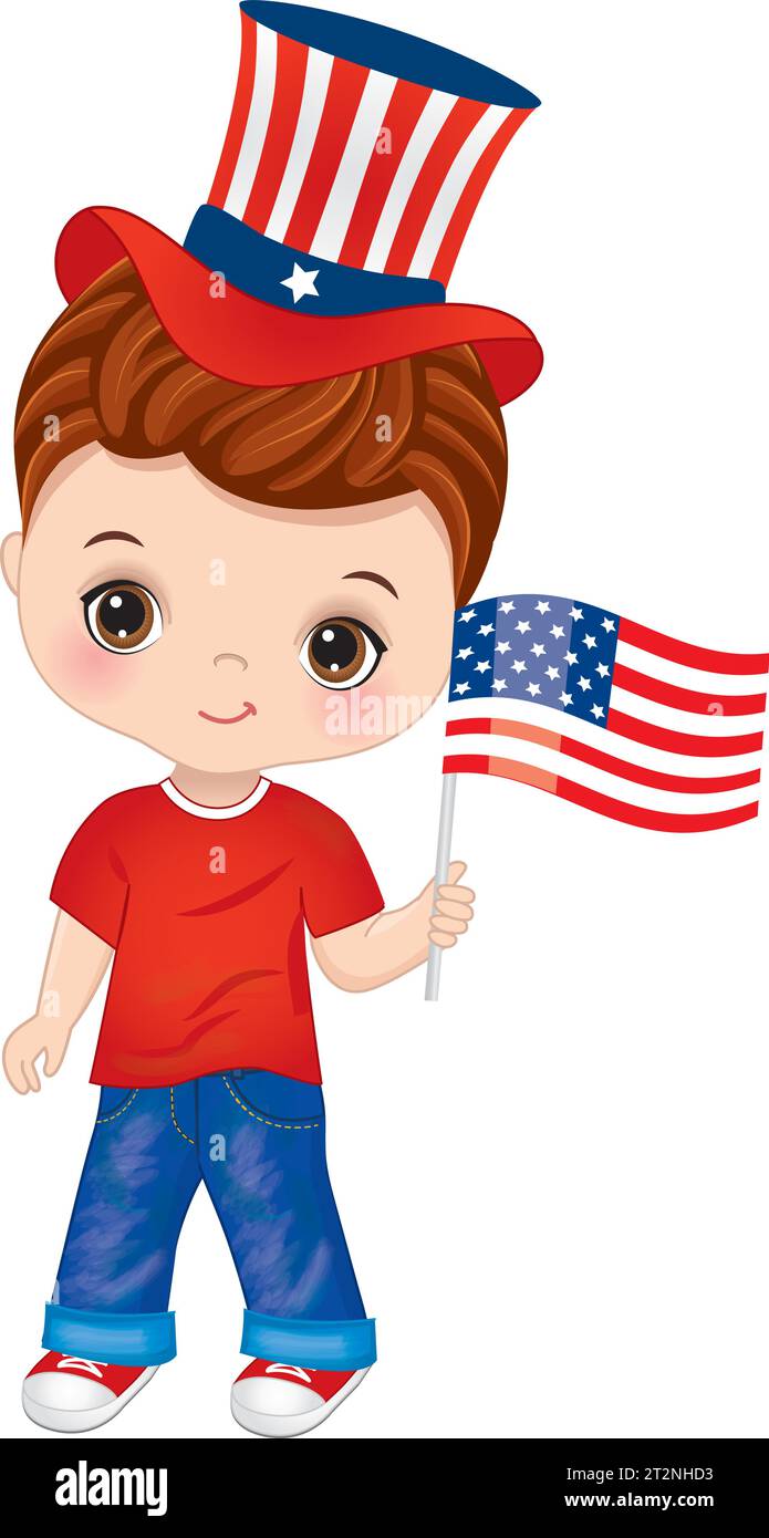 little boy off independence day