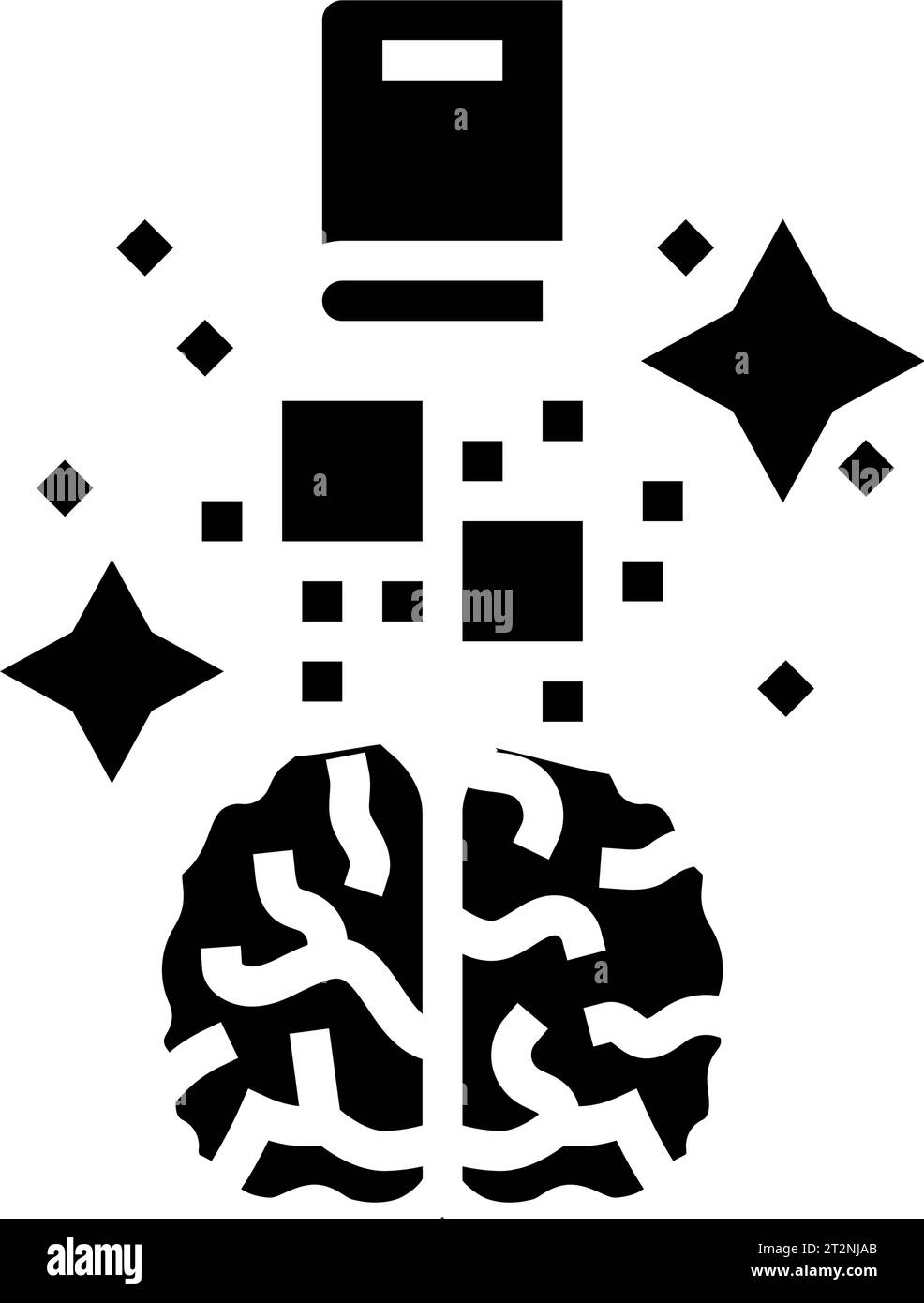 Motivation black glyph icon Cut Out Stock Images & Pictures - Alamy