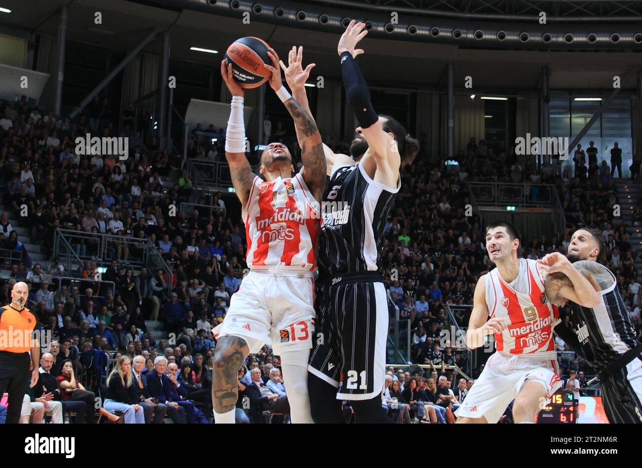 Bologna, Italy. 20th Oct, 2023. Shabazz Napier (Crvena Zvezda