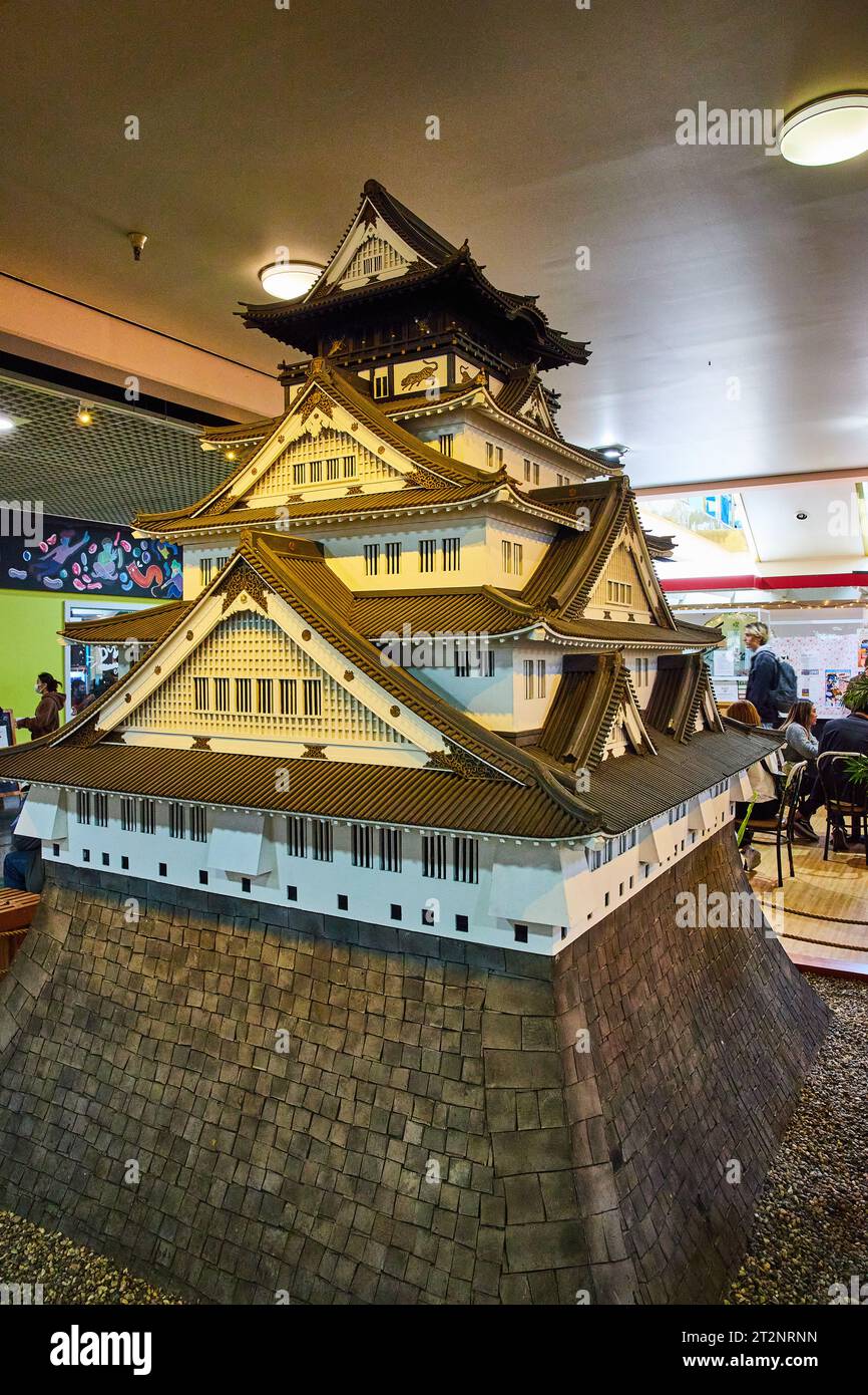 Osaka Castle artistic rendering of impenetrable Japanese