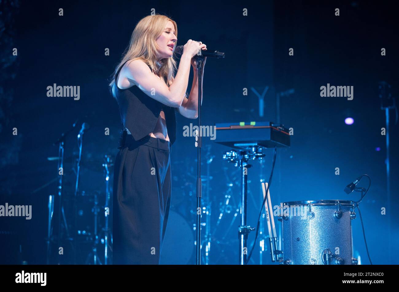 Manchester, UK. 20th October 2023. Ellie Goulding performs at the