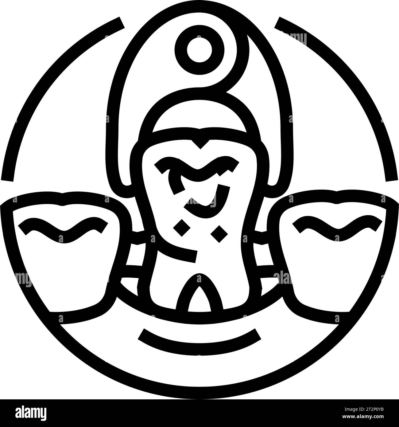 tooth extraction dental line icon vector illustration Stock Vector