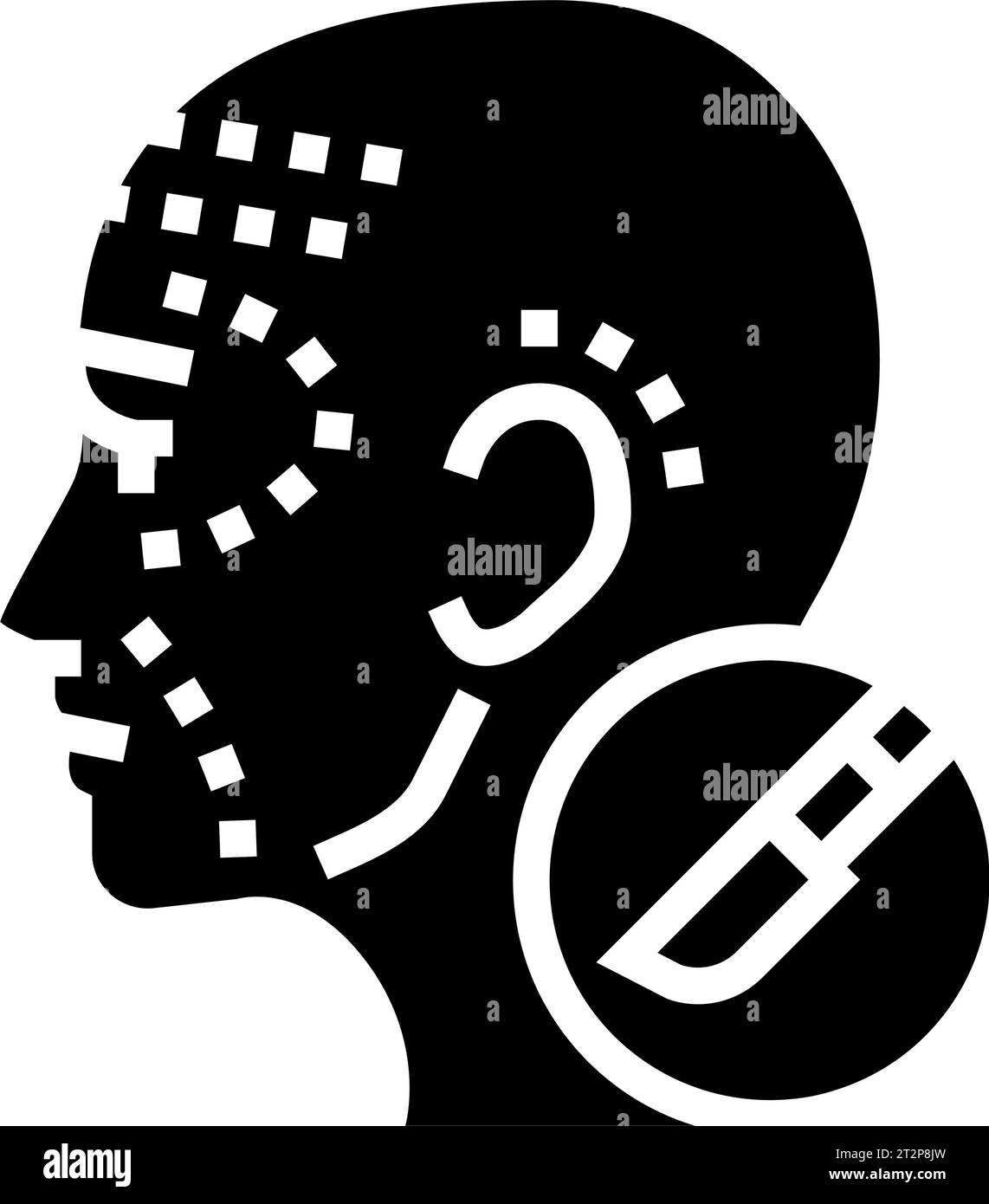 plastic surgery glyph icon vector illustration Stock Vector Image & Art ...