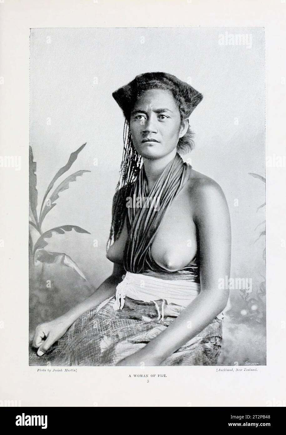 Young woman of Fiji Stock Photo