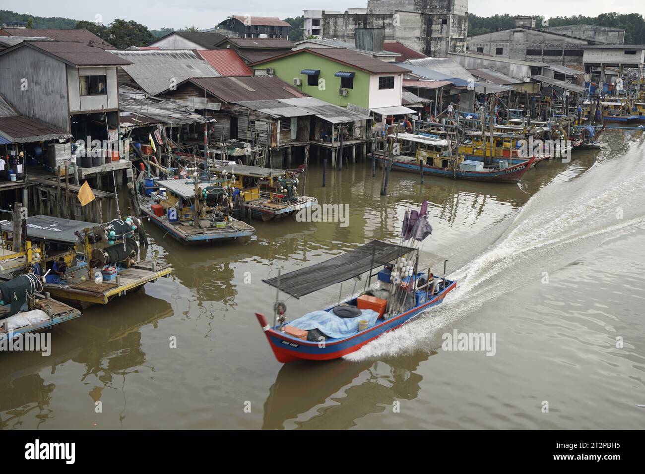 fishing village in Kuala Sepetang, Perak, Malaysia Stock Photo Alamy