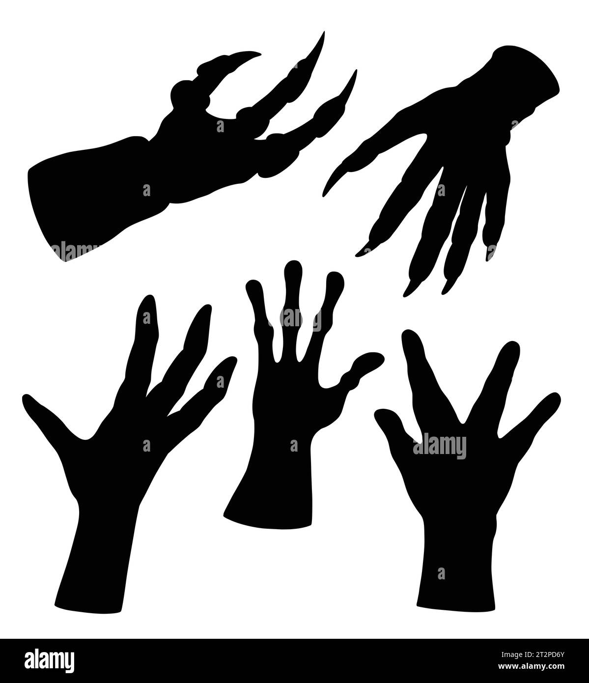 monster and alien hand sign gesture and symbol fingers gesture ...