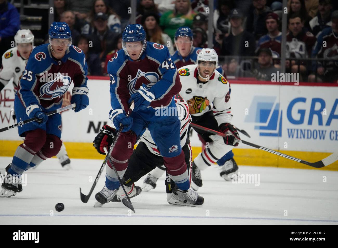 Colorado Avalanche Defenseman Josh Manson (42) In The Second Period Of ...