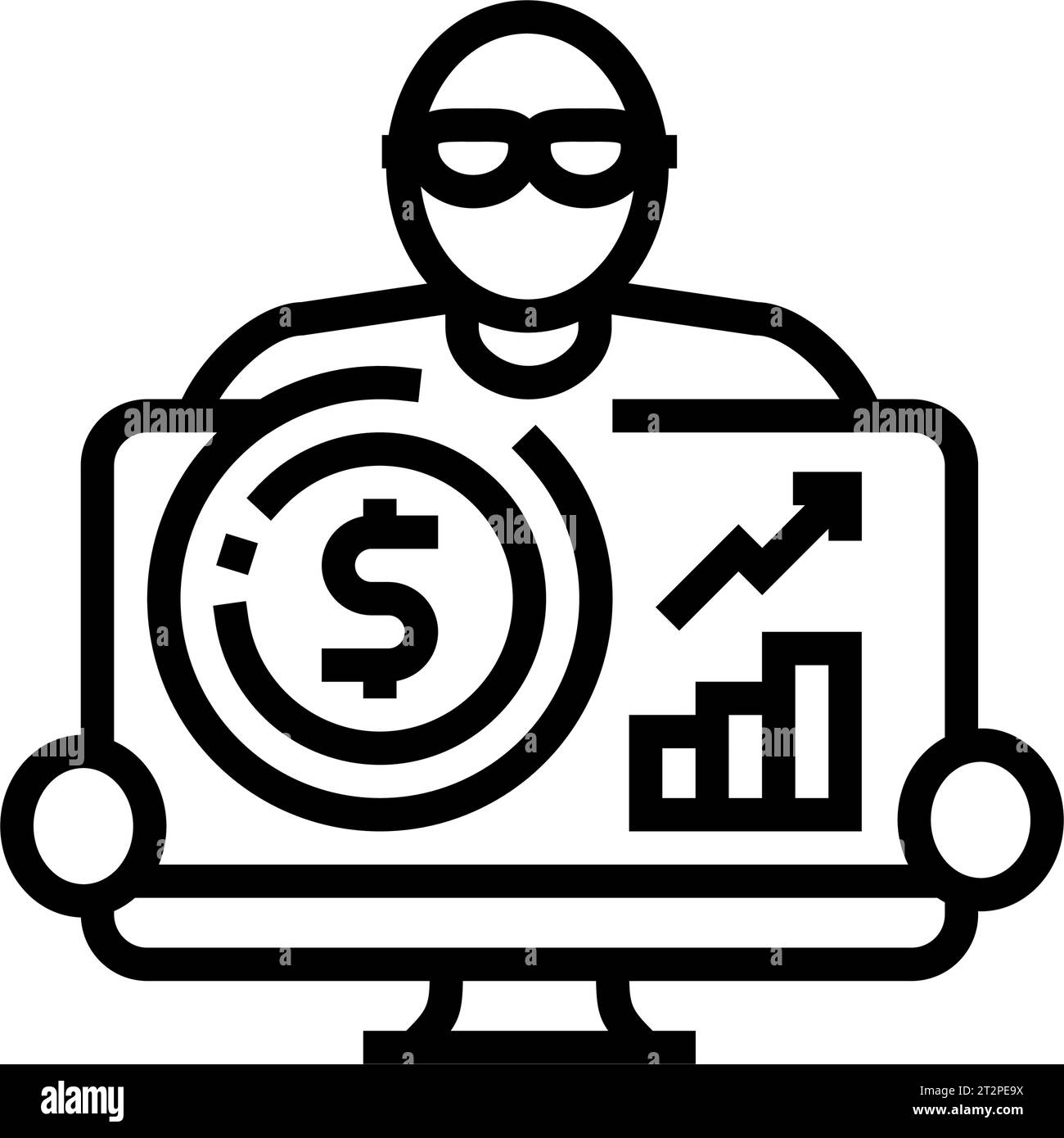 financial-planner-line-icon-vector-illustration-stock-vector-image