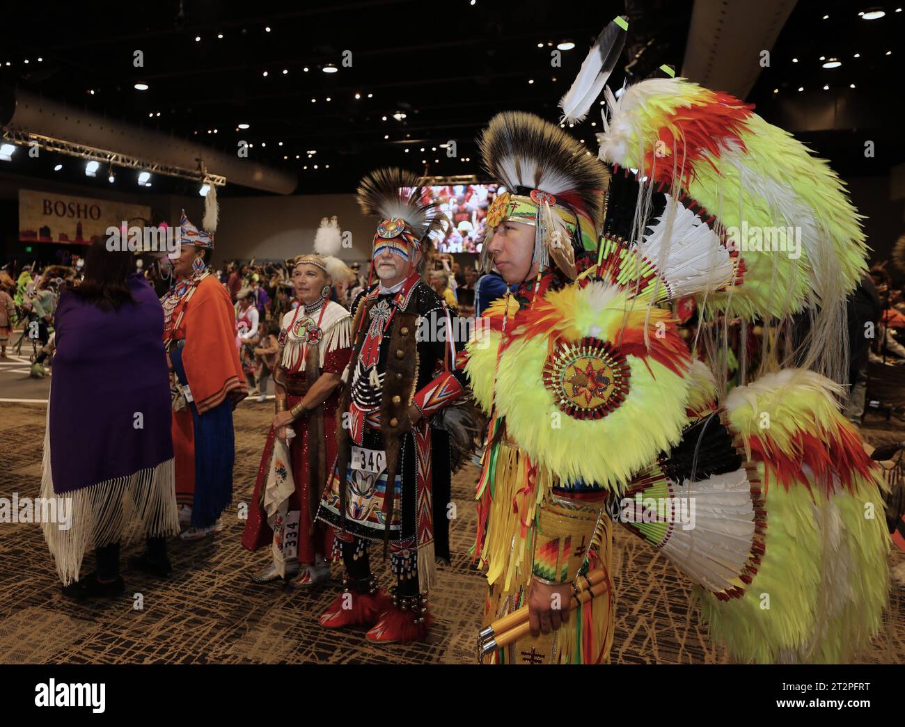 Milwaukee 20th oct 2023 the 2023 hunting moon pow wow grand entry