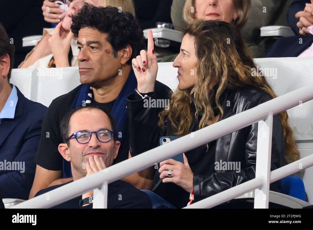 Saint Denis, France. 20th Oct, 2023. Rai and his wife Cristina ...
