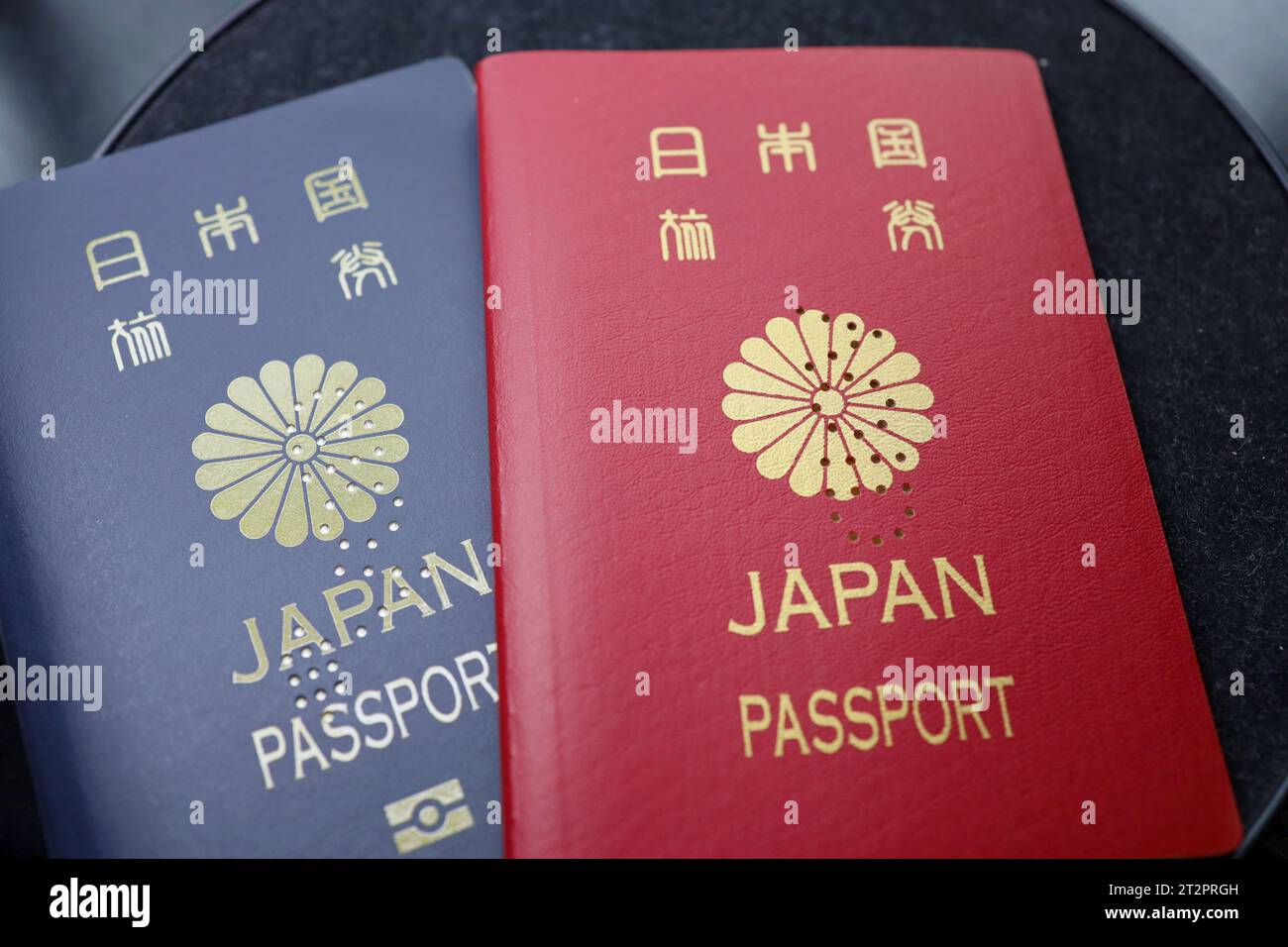 A photo of an expired Japanese passport (with a hole punched in the