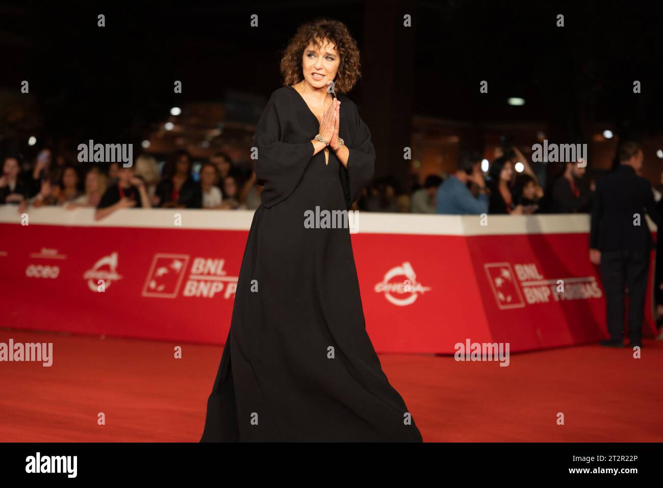 Rome, Italy. 20th Oct, 2023. ROME, ITALY - OCTOBER 20: Valeria Golino attends a red carpet for the movie ''Te L'Avevo Detto'' & ''The Zone Of Interest'' during the 18th Rome Film Festival at Auditorium Parco Della Musica on October 20, 2023 in Rome, Italy. (Photo by Luca Carlino/NurPhoto)0 Credit: NurPhoto SRL/Alamy Live News Stock Photo