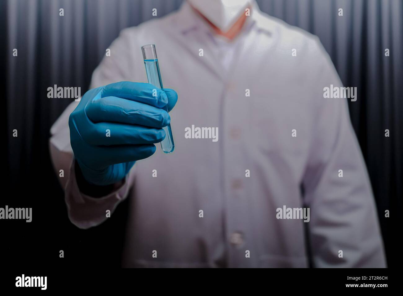 Scientists are experimenting in the lab. Stock Photo