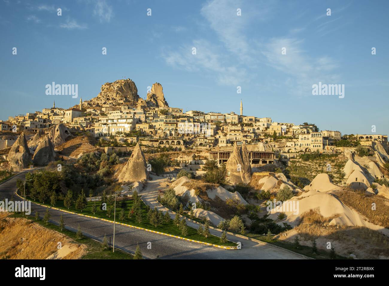 Uchisar Castle and Village, Cappadocia, Turkey Stock Photo Alamy