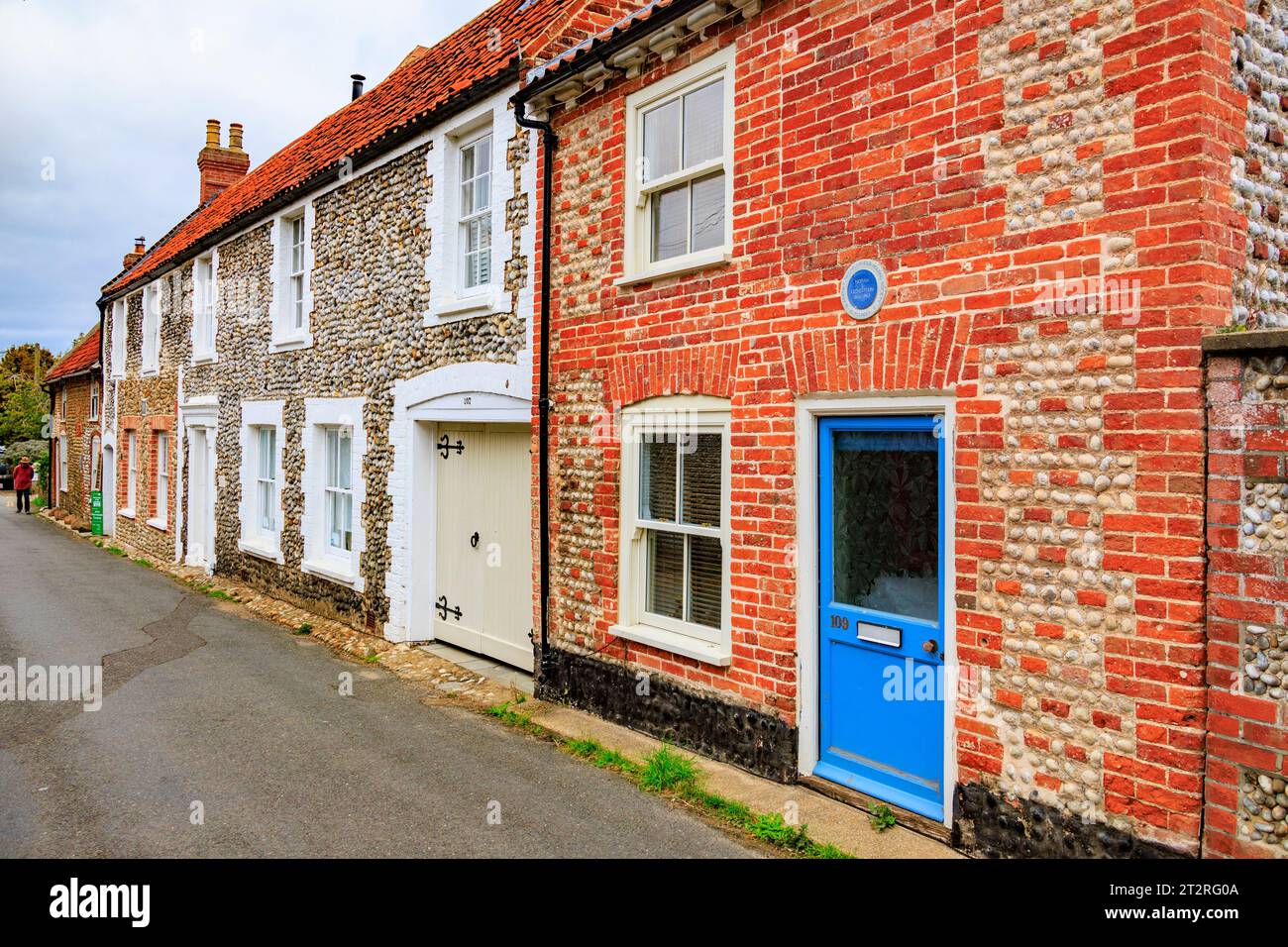 The 'vernacular' architecture of flints, bricks and pebbles is obvious