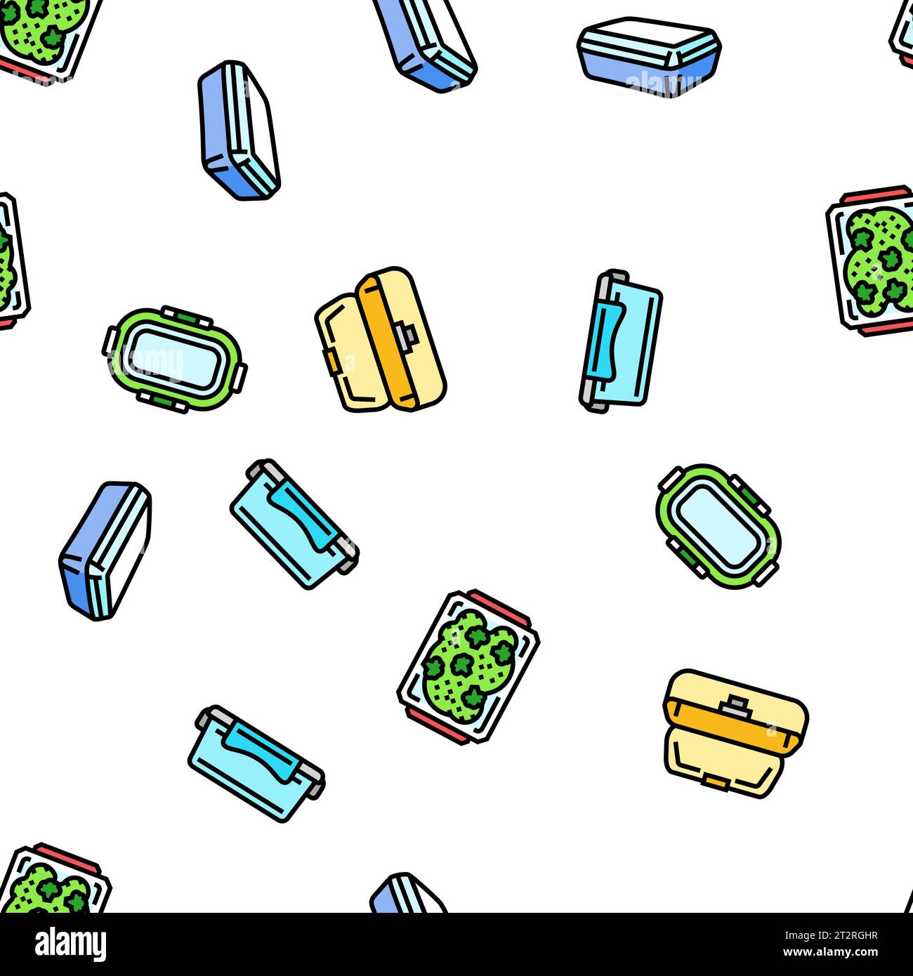 Lunch sandwich box pattern hi-res stock photography and images - Alamy