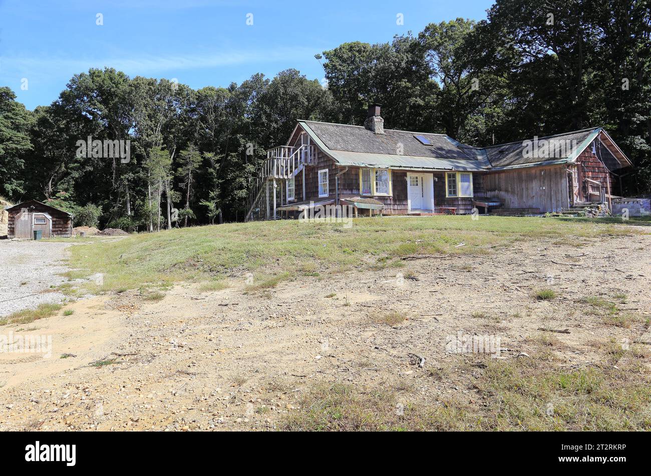 Old home Stony Brook NY Stock Photo Alamy