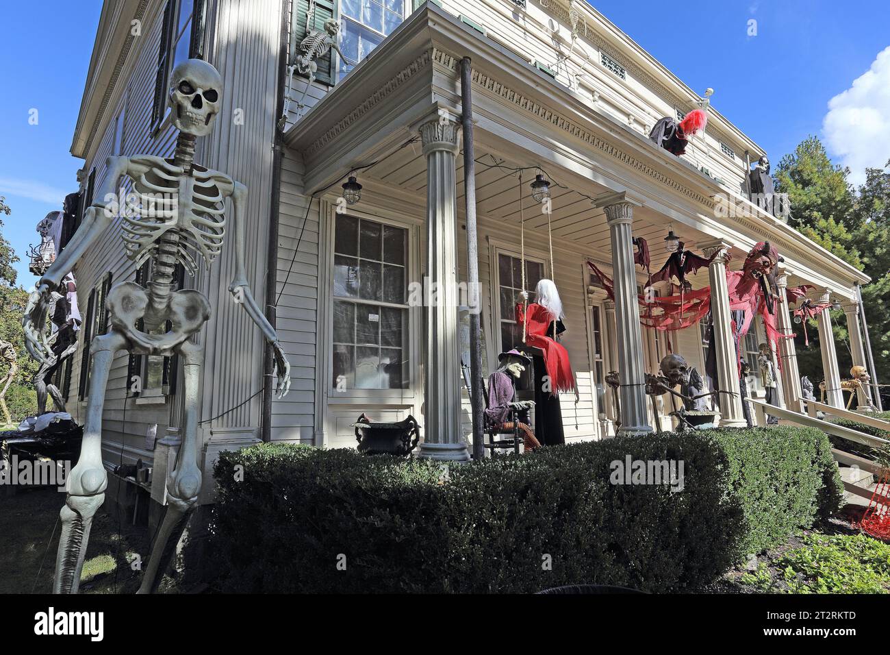 Halloween haunted house St. James Long Island NY Stock Photo Alamy