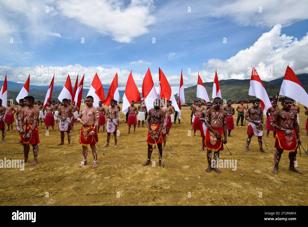 Opening ceremony of the Baliem Valley festival Stock Photo - Alamy